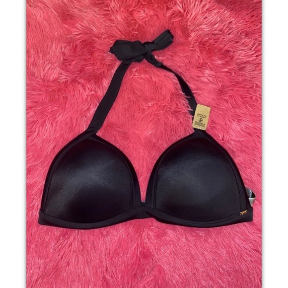 Victoria's Secret PINK Swim Sexy Push Up Triangle Bikini Top Size Large NWT - Picture 1 of 2